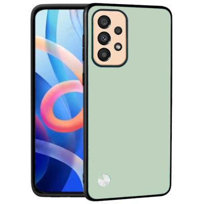 Θήκη Samsung Galaxy A33 5G Bodycell Vegan Cover Σκληρή - Light Green (5206015076633)