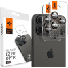 Tempered Glass iPhone 16 Pro / 16 Pro Max Spigen GLAS.tR EZ Fit OPTIK Pro Camera Lens Protector Αντιχαρακτικό Γυαλί Προστασίας για Φακό Κάμερας 2 Τεμάχια - Desert Titanium (AGL08862)