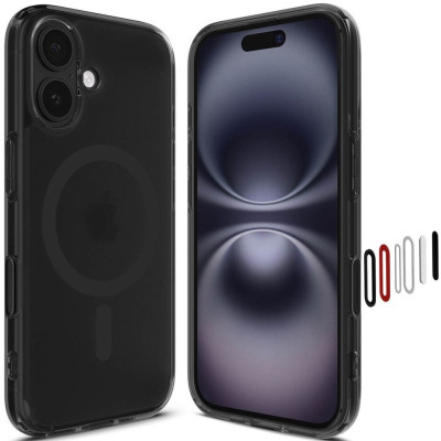 Θήκη iPhone 16 Spigen Ultra Hybrid T MagFit με Κάλυμμα για Camera Control & MagSafe - Frost Black (ACS09074)