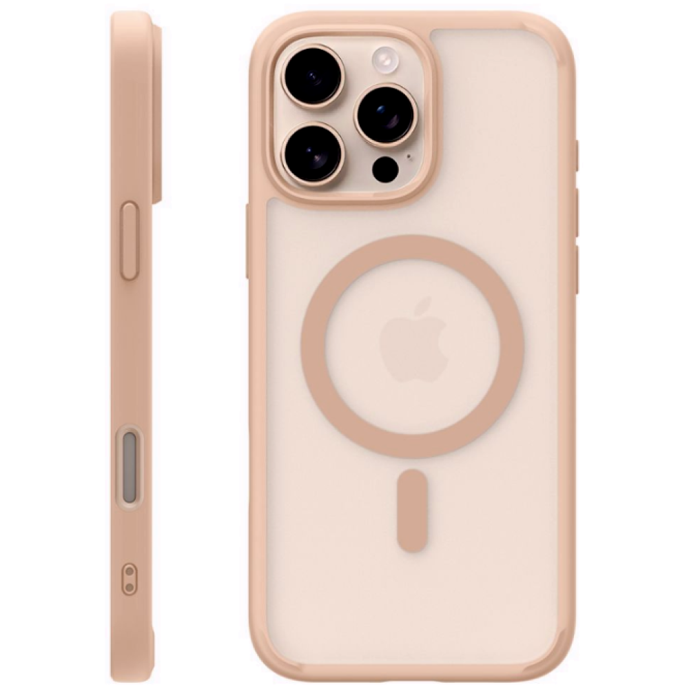 Θήκη iPhone 16 Pro Max Spigen Ultra Hybrid T MagFit με Κάλυμμα για Camera Control & MagSafe - Frost Rose Titanium (ACS09069)