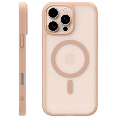 Θήκη iPhone 16 Pro Max Spigen Ultra Hybrid T MagFit με Κάλυμμα για Camera Control & MagSafe - Frost Rose Titanium (ACS09069)