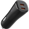 Φορτιστής Αυτοκινήτου Spigen EV502 ArcStation Essential Car Charger με 2 x Type-C 50W - Black (ACP08523)