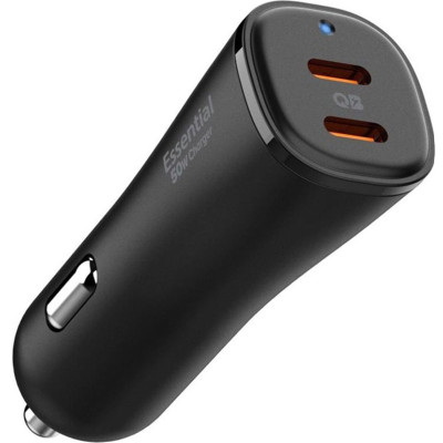 Φορτιστής Αυτοκινήτου Spigen EV502 ArcStation Essential Car Charger με 2 x Type-C 50W - Black (ACP08523)