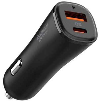 Φορτιστής Αυτοκινήτου Spigen EV482 ArcStation Essential Car Charger με 1 x Type-C / 1 x USB-A 48W - Black (ACP08447)