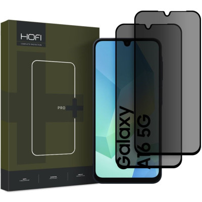Tempered Glass Samsung Galaxy A17 / A26 / A16 Hofi Anti Spy Pro+ Privacy Full Face Αντιχαρακτικό Γυαλί Προστασίας Απορρήτου Οθόνης 2 Τεμάχια - Black (5906302361199)