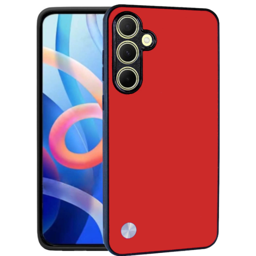 Θήκη Samsung Galaxy A35 Bodycell Vegan Cover Σκληρή - Red (5206015076725)