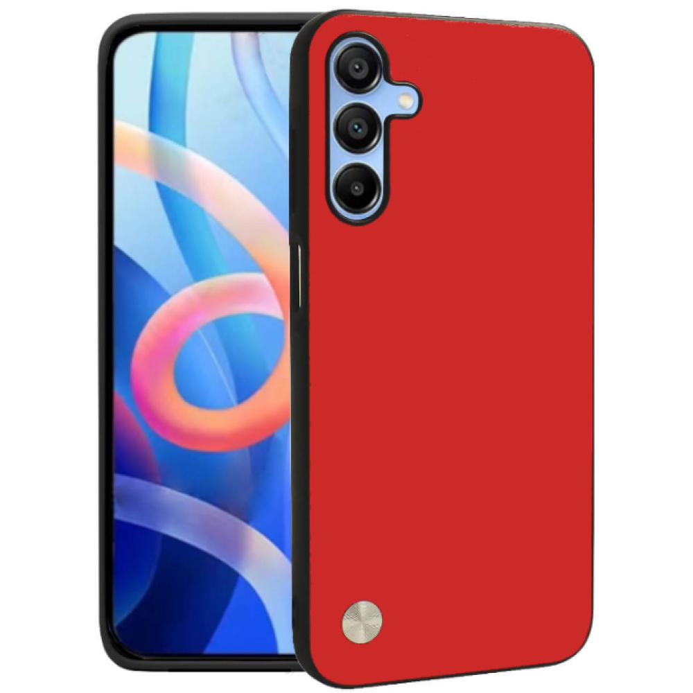 Θήκη Samsung Galaxy A15 Bodycell Vegan Cover Σκληρή - Red (5206015076565)