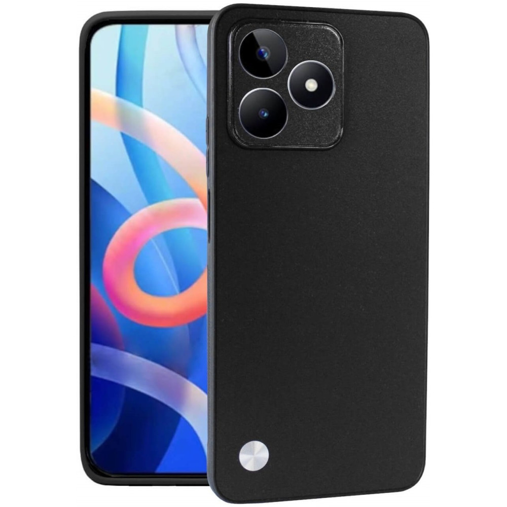Θήκη Realme C53 / Narzo N53 Bodycell Vegan Cover Σκληρή - Black (5206015076251)