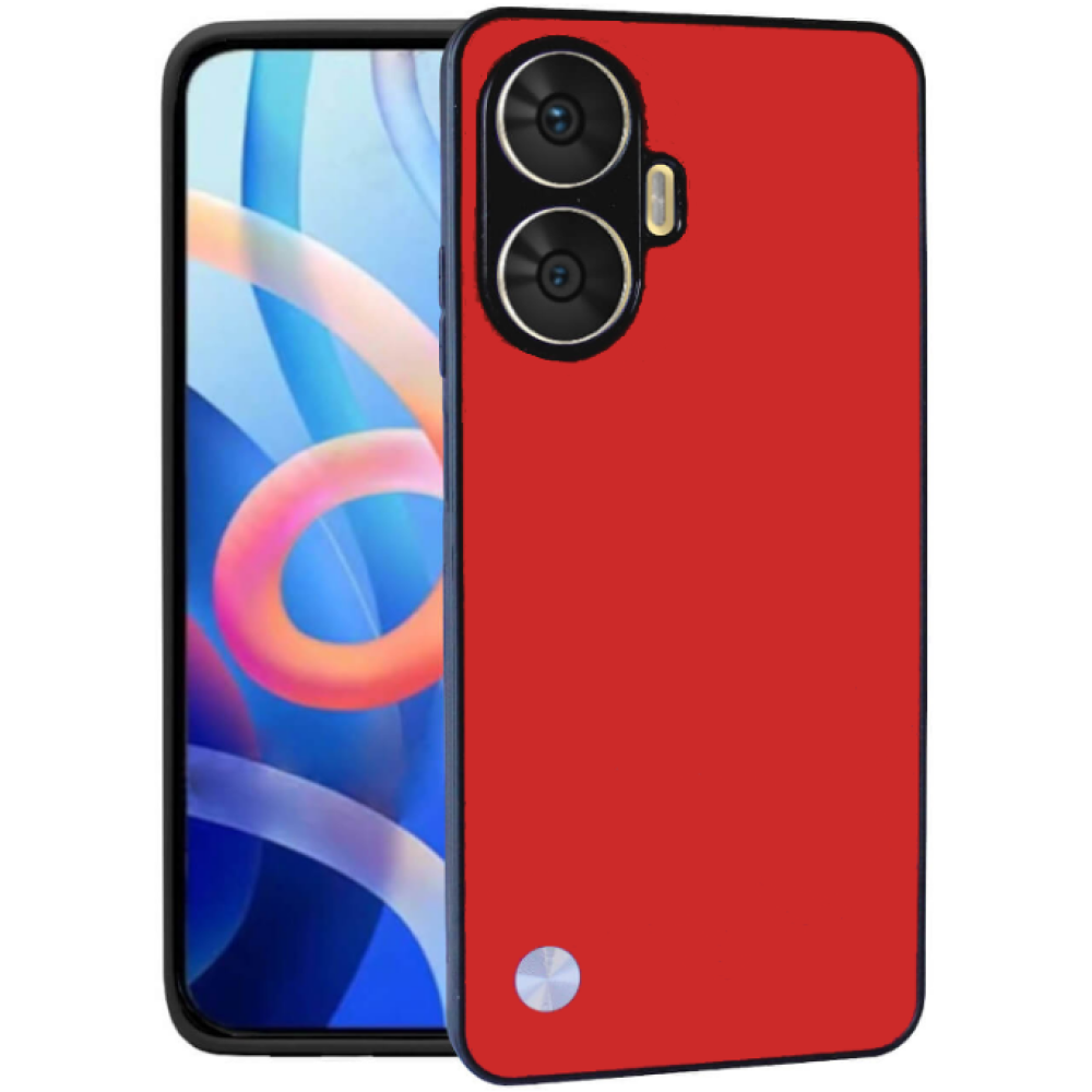 Θήκη Realme C55 Bodycell Vegan Cover Σκληρή - Red (5206015076329)