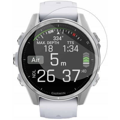 Tempered Glass Garmin Fenix 8 43mm Spacecase Smartwatch Glass 2.5D Αντιχαρακτικό Γυαλί Προστασίας Οθόνης - Clear (5905719113971)