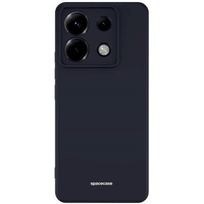 Θήκη Xiaomi Redmi Note 13 Pro 5G / Poco X6 Spacecase Silicone Case Σιλικόνης - Black (5905719107963)