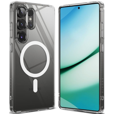 Θήκη Samsung Galaxy S25 Ultra Ringke Fusion Magnetic Ανθεκτική με MagSafe - Clear (8800274968936)