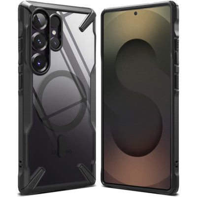 Θήκη Samsung Galaxy S25 Ultra Ringke Fusion X Magnetic Ανθεκτική Σκληρή με MagSafe - Black (8800274969155)