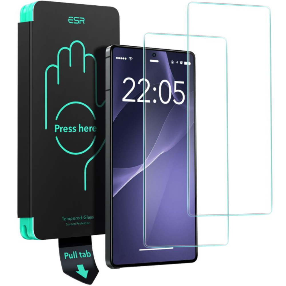 Tempered Glass Samsung Galaxy S25 Ultra ESR Premium Αντιχαρακτικό Γυαλί Προστασίας Οθόνης 2 Τεμάχια - Clear (4894240252741)