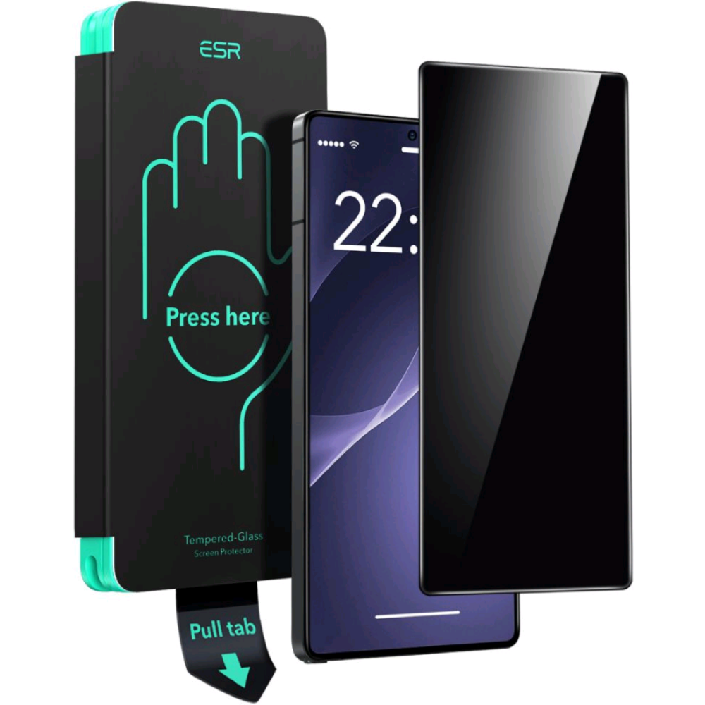 Tempered Glass Samsung Galaxy S25 Ultra ESR Privacy Premium Αντιχαρακτικό Γυαλί Προστασίας Απορρήτου Οθόνης (4894240252703)