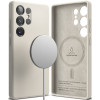 Θήκη Samsung Galaxy S25 Ultra Ringke Silicone Magnetic Ανθεκτική Σιλικόνης με MagSafe - Stone (8800274969315)