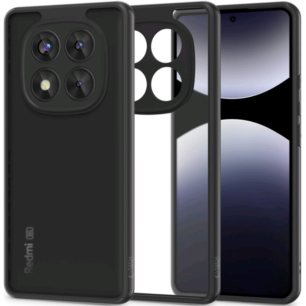 Θήκη Xiaomi Redmi Note 14 Pro 5G / Poco X7 Tech-Protect MagMat Σκληρή Ημιδιάφανη - Matte Black (5906302361458)