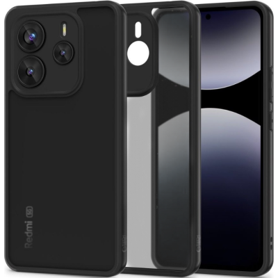Θήκη Xiaomi Redmi Note 14 5G Tech-Protect MagMat Σκληρή Ημιδιάφανη - Matte Black (5906302361304)