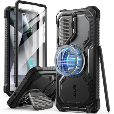 Θήκη Samsung Galaxy S25 Ultra Supcase i-Blason Armorbox Mag Ανθεκτική με MagSafe & Μεταλλικό Κάλυμμα για την Κάμερα - Black (843439156524)