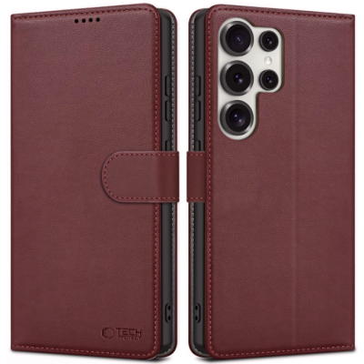 Θήκη Samsung Galaxy S25 Ultra Tech-Protect Wallet Πορτοφόλι - Mulberry (5906302322411)