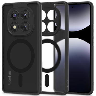 Θήκη Xiaomi Redmi Note 14 Pro 5G / Poco X7 Tech-Protect MagMat Σκληρή Ημιδιάφανη με MagSafe - Matte Black (5906302361465)