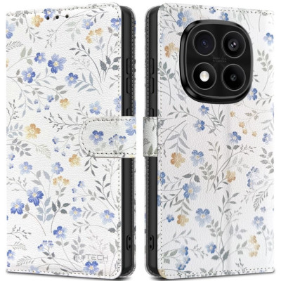 Θήκη Xiaomi Redmi Note 14 Pro 5G / Poco X7 Tech-Protect Wallet Πορτοφόλι - Spring Flowers (5906302361571)