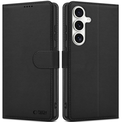 Θήκη Samsung Galaxy S25 Tech-Protect Wallet Πορτοφόλι - Black (5906302322114)