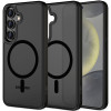 Θήκη Samsung Galaxy S25 Tech-Protect MagMat Σκληρή Ημιδιάφανη με MagSafe - Matte Black (5906302322091)