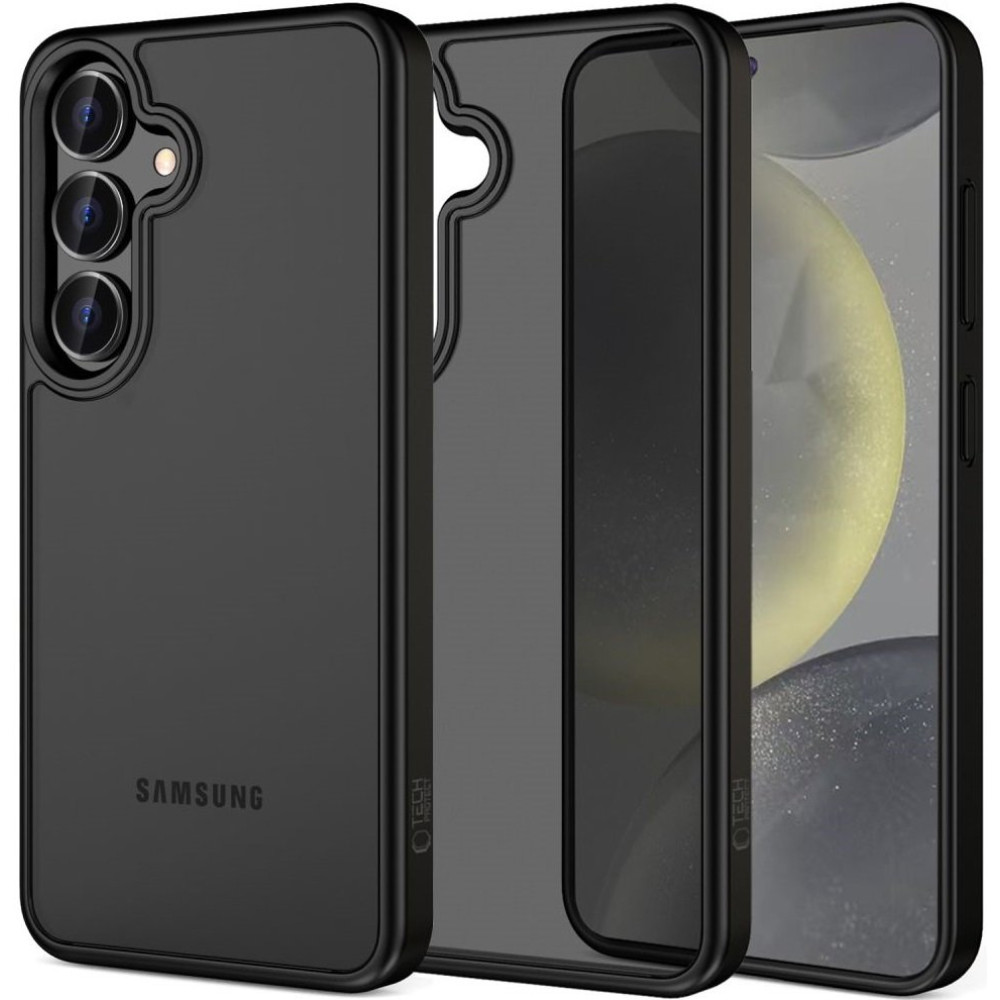 Θήκη Samsung Galaxy S25 Tech-Protect MagMat Σκληρή Ημιδιάφανη - Matte Black (5906302322084)