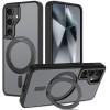 Θήκη Samsung Galaxy S25 Tech-Protect MagRing Σκληρή Ημιδιάφανη με MagSafe & KickStand - Matte Black (5906302322138)
