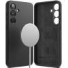 Θήκη Samsung Galaxy S25 Plus Ringke Silicone Magnetic Ανθεκτική Σιλικόνης με MagSafe - Black (8800274968783)