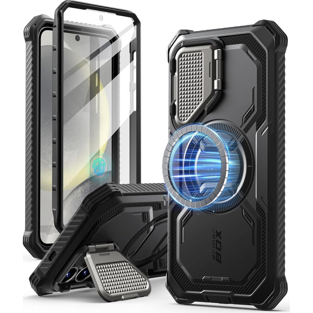 Θήκη Samsung Galaxy S25 Supcase i-Blason Armorbox Mag Ανθεκτική με MagSafe & Μεταλλικό Κάλυμμα για την Κάμερα - Black (843439156340)