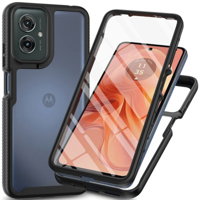 Θήκη Motorola Moto G55 Tech-Protect Defense Full Body 360° - Black (5906302361755)