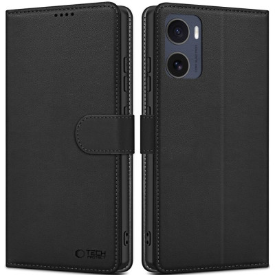 Θήκη Motorola Moto G05 / E15 Tech-Protect Wallet Πορτοφόλι - Matte Black (5906302361144)