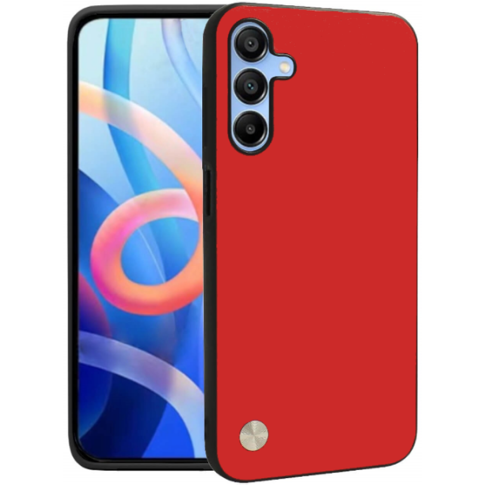 Θήκη Samsung Galaxy A34 Bodycell Vegan Cover Σκληρή - Red (5206015076688)