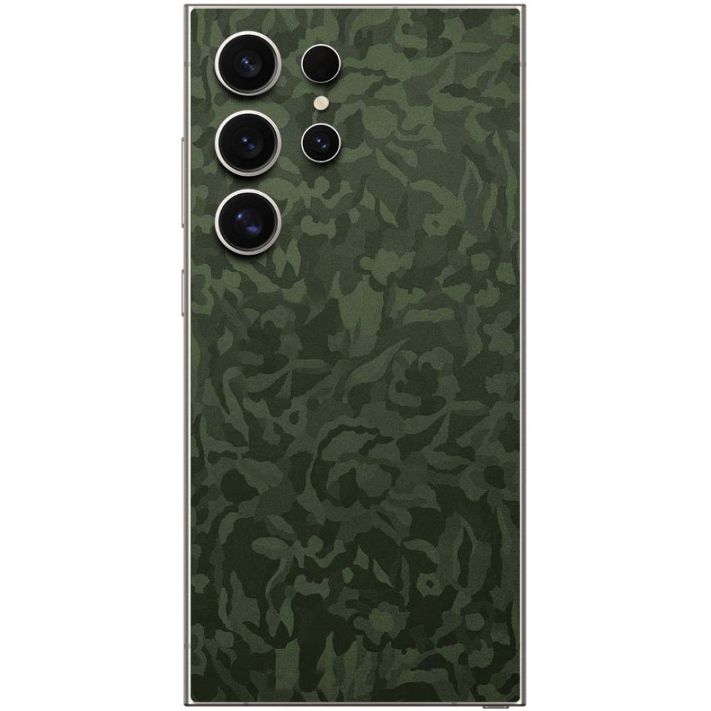 Αυτοκόλλητο Skin Προστασίας Πλάτης Samsung Galaxy S25 Ultra Gams Premium Vinyl Skin Back Plate - Camo Green (GAMS-VNL-SKIN-CG-002-216)