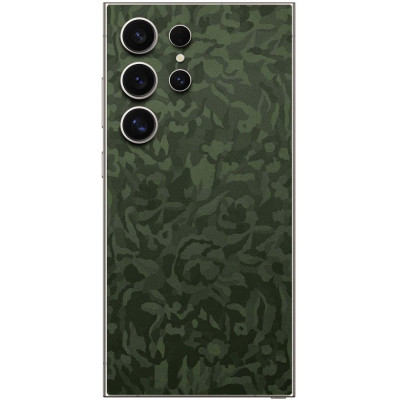Αυτοκόλλητο Skin Προστασίας Πλάτης Samsung Galaxy S25 Ultra Gams Premium Vinyl Skin Back Plate - Camo Green (GAMS-VNL-SKIN-CG-002-216)