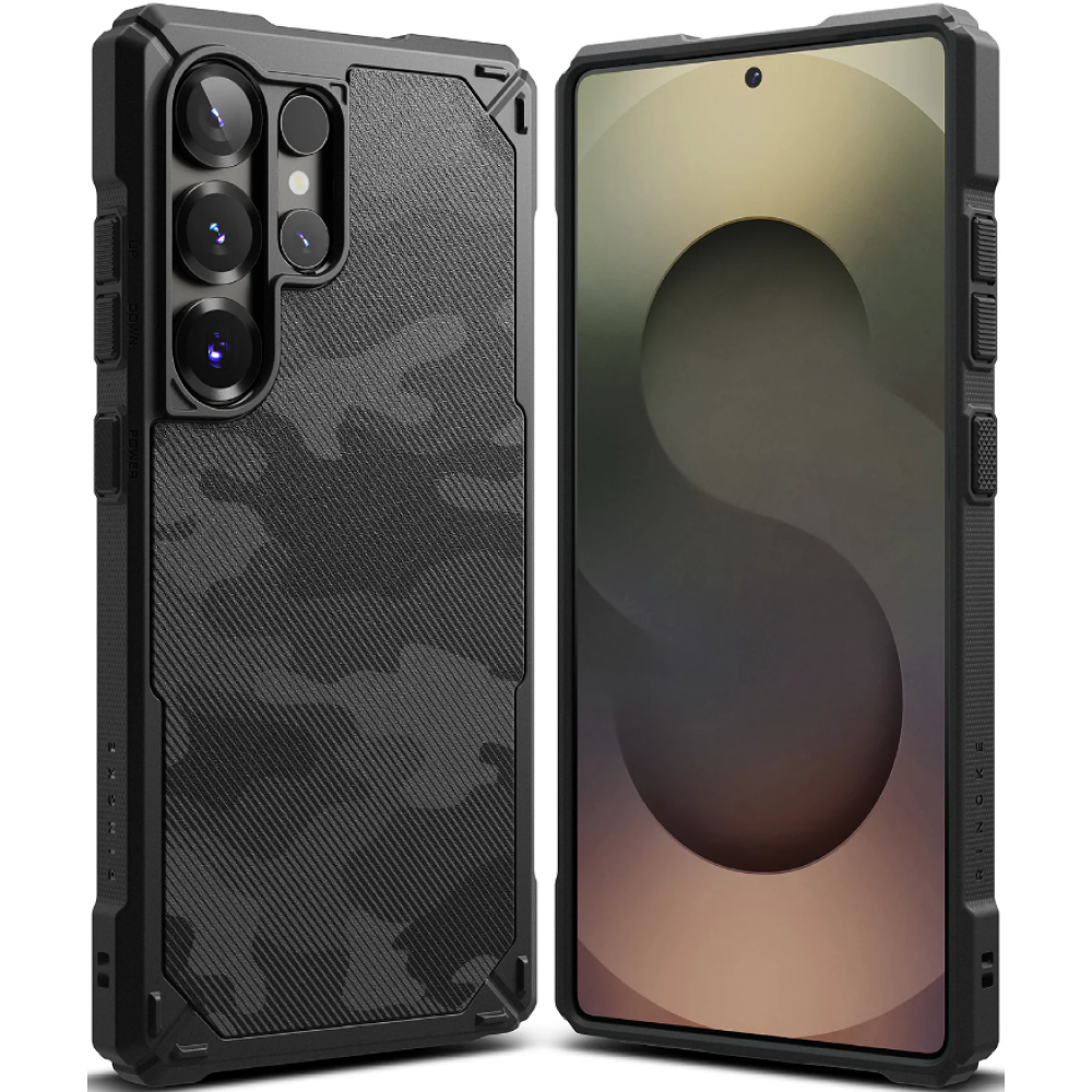 Θήκη Samsung Galaxy S25 Ultra Ringke Rugged Gear Ανθεκτική Σιλικόνης - Camo Black (8800274969391)