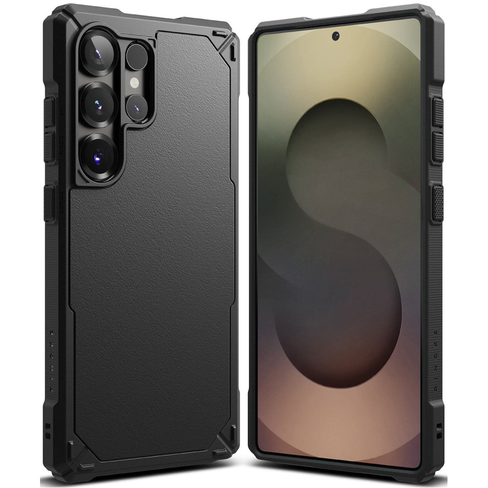 Θήκη Samsung Galaxy S25 Ultra Ringke Rugged Gear Ανθεκτική Σιλικόνης - Black (8800274969377)