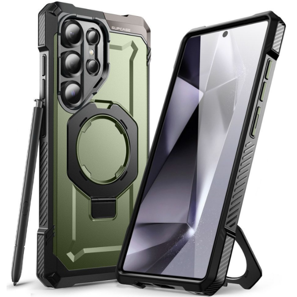 Θήκη Samsung Galaxy S25 Ultra Supcase Unicorn Beetle Grip Mag Ανθεκτική με MagSafe & KickStand - Guldan (843439156654)