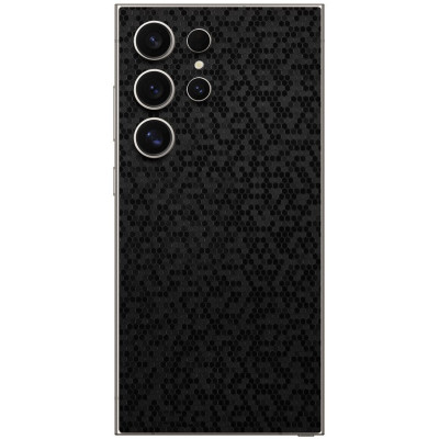Αυτοκόλλητο Skin Προστασίας Πλάτης Samsung Galaxy S25 Ultra Gams Premium Vinyl Skin Back Plate - Honeycomb Black (GAMS-VNL-SKIN-HBK-002-216)