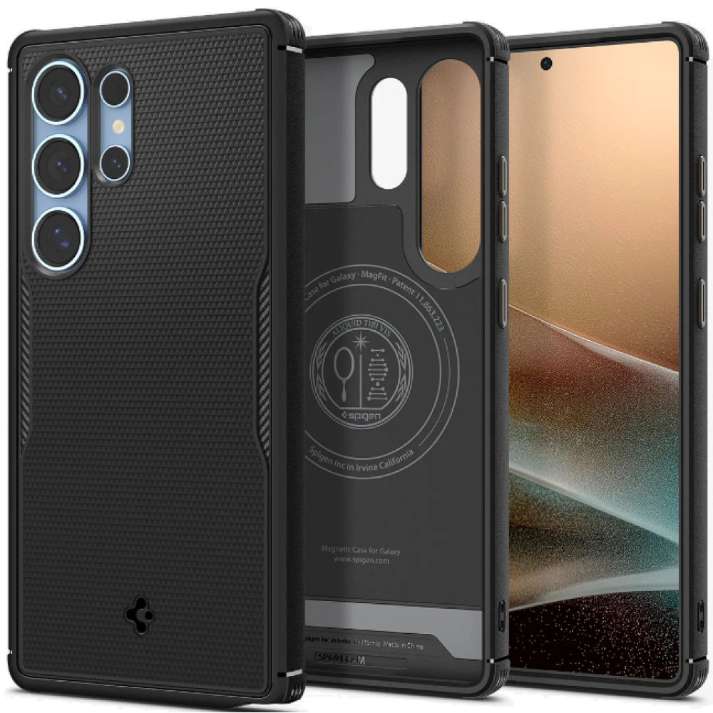 Θήκη Samsung Galaxy S25 Ultra Spigen Core Armor MagFit με MagSafe - Matte Black (ACS08913)
