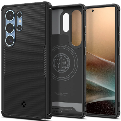 Θήκη Samsung Galaxy S25 Ultra Spigen Core Armor MagFit με MagSafe - Matte Black (ACS08913)