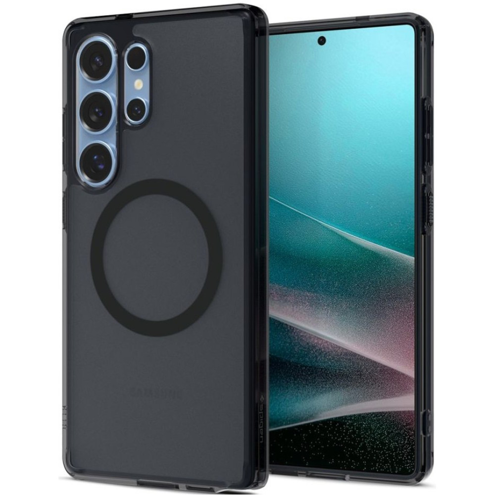 Θήκη Samsung Galaxy S25 Ultra Spigen Ultra Hybrid MagFit Σκληρή με MagSafe - Frost Black (ACS08960)