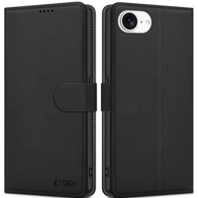 Θήκη iPhone 16e Tech-Protect Wallet Πορτοφόλι - Matte Black (5906302360307)