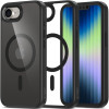 Θήκη iPhone 16e Tech-Protect MagMat Σκληρή Διάφανη με MagSafe - Black / Clear (5906302360253)