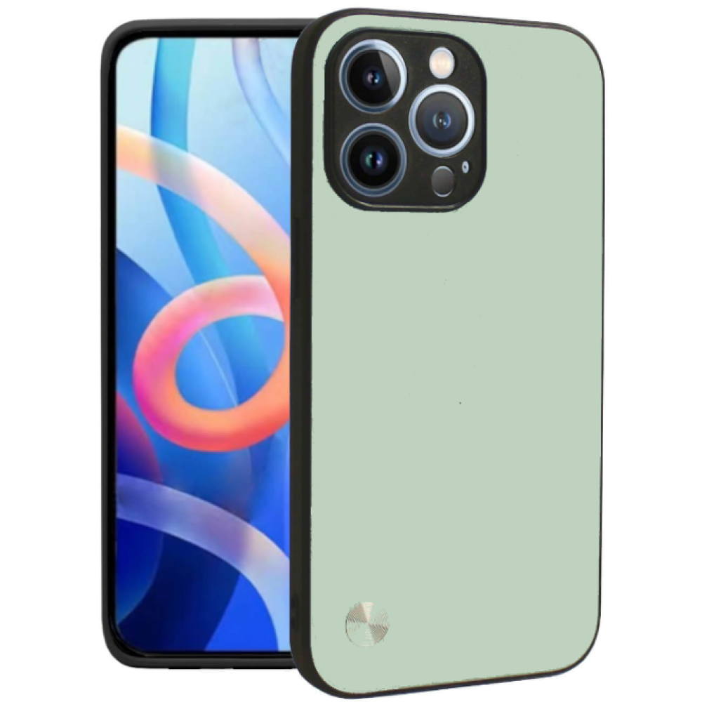 Θήκη iPhone 12 Pro Max Bodycell Vegan Cover Σκληρή - Light Green (5206015075599)