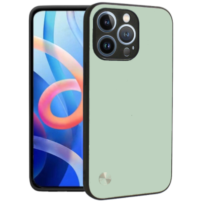 Θήκη iPhone 14 Pro Max Bodycell Vegan Cover Σκληρή - Light Green (5206015075872)