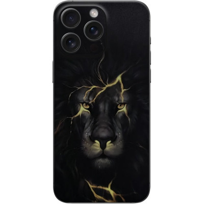 Αυτοκόλλητο Skin Προστασίας Πλάτης iPhone Gams Premium Vinyl Skin Back Plate Φωσφορίζον - Luminus Lion (GAMS-VNL-SKIN-LMLN-001)