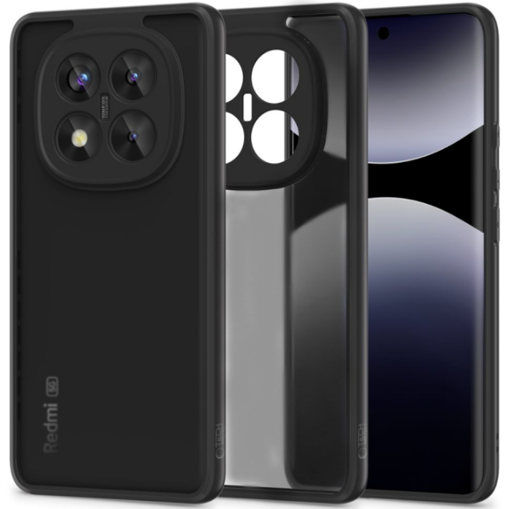 Θήκη Xiaomi Redmi Note 14 Pro Plus 5G Tech-Protect MagMat Σκληρή Ημιδιάφανη - Matte Black (5906302361618)